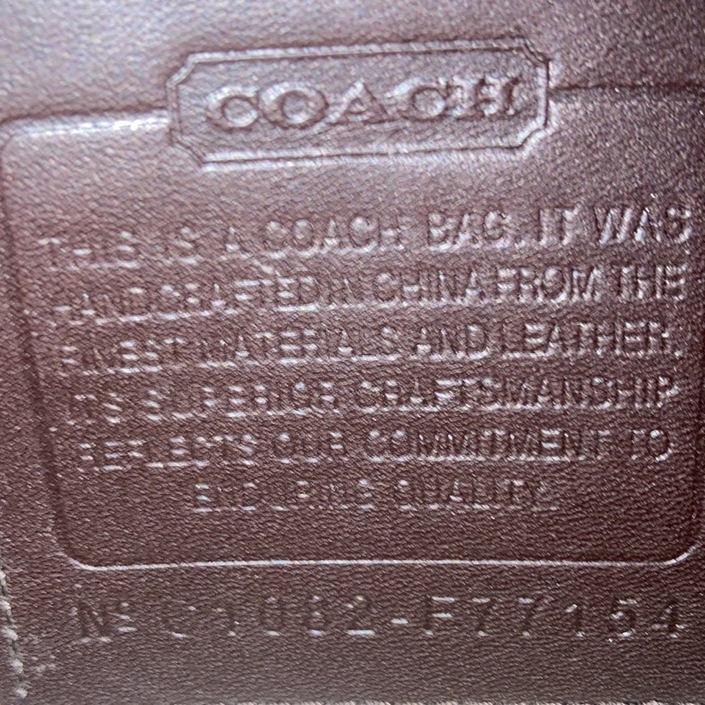 Coach Signature Voyage Transatlantic Carry On Luggage - Picture 2 of 3